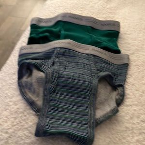 New never worn Hanes briefs 2 pair in Medium